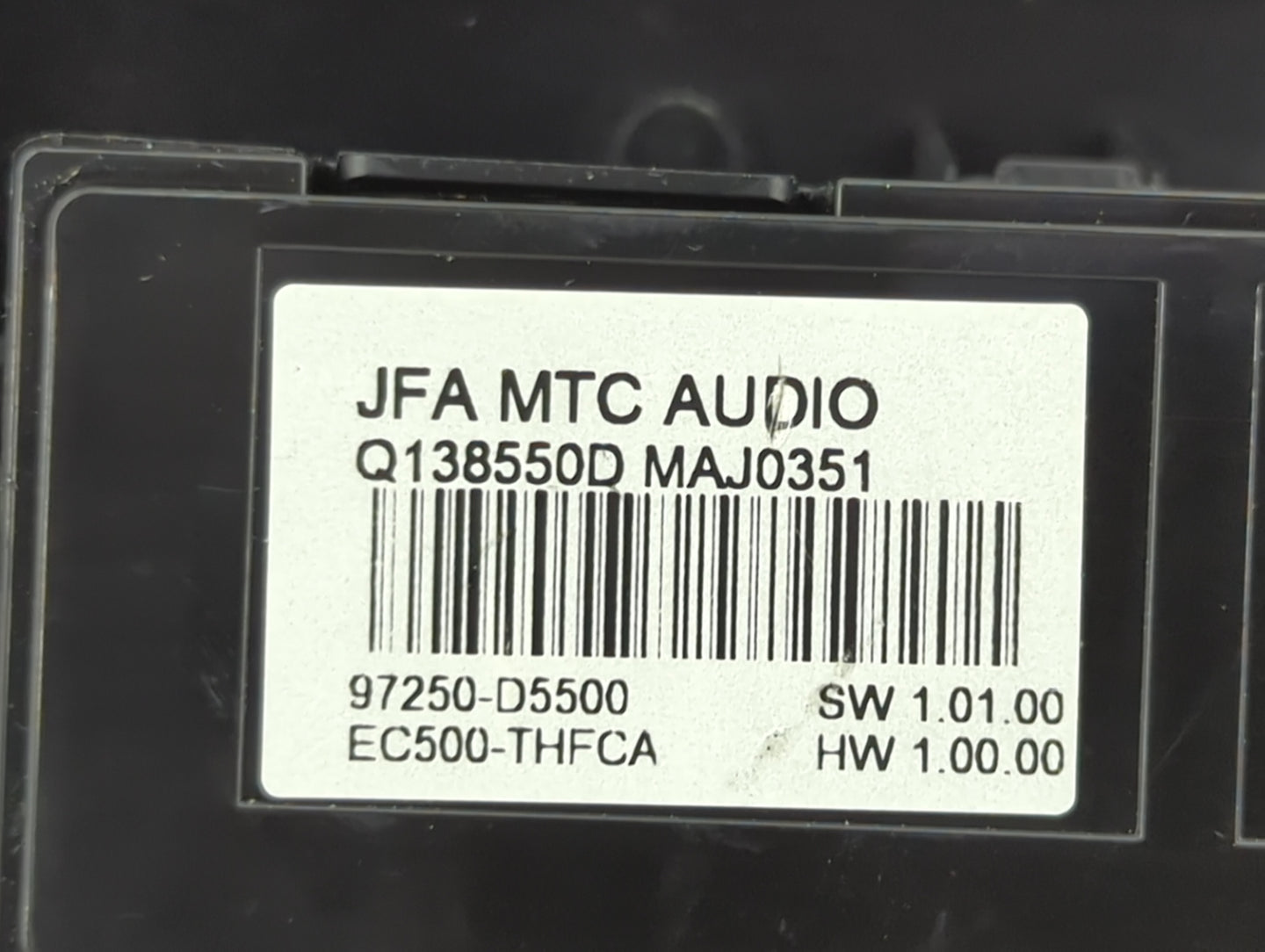 2016-2018 Kia Optima Climate Control Module Temperature AC/Heater Replacement P/N:97250-D5500 Fits Fits 2016 2017 2018 OEM U