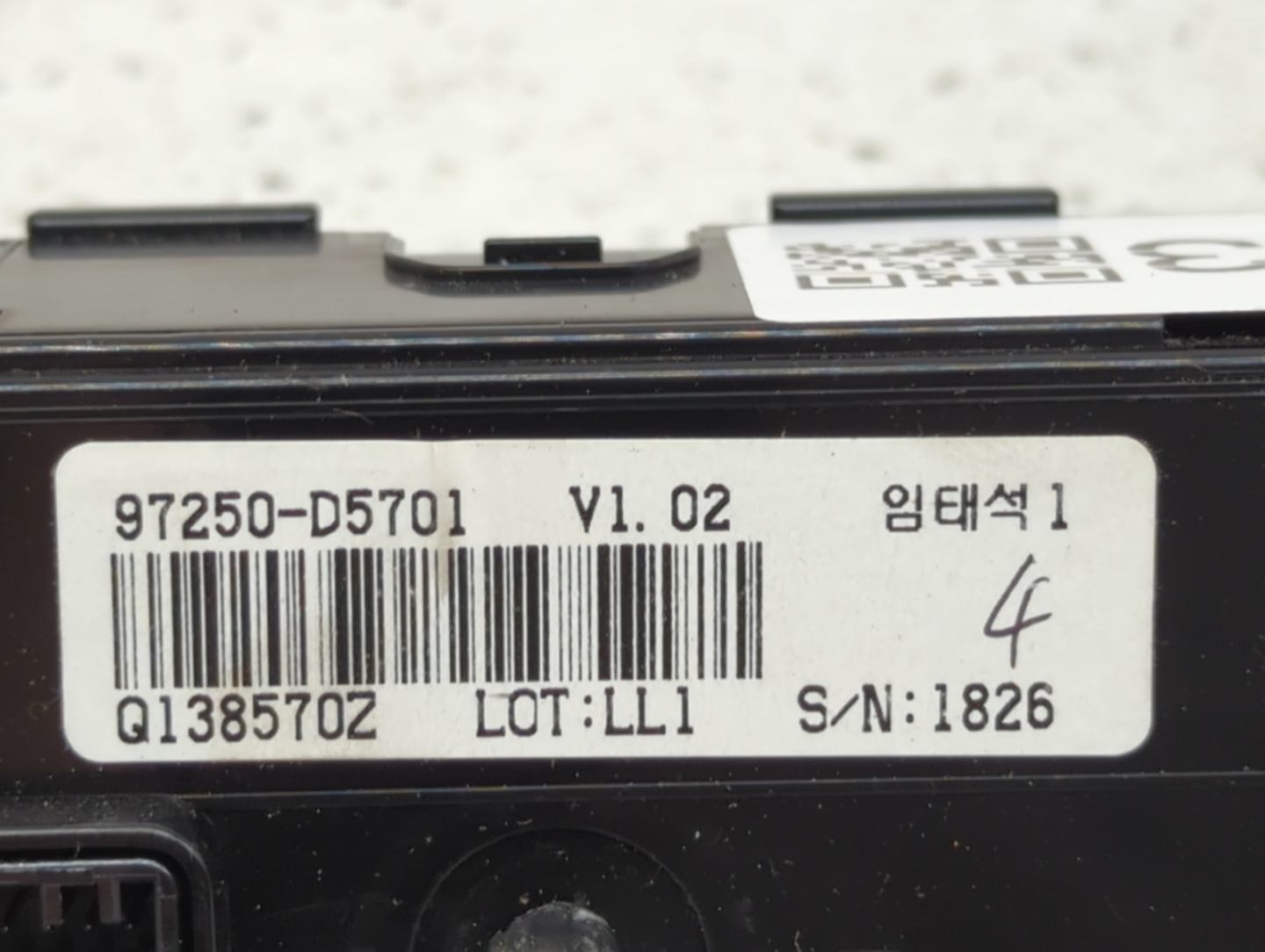 2016-2018 Kia Optima Climate Control Module Temperature AC/Heater Replacement P/N:97250-D5701 Fits Fits 2016 2017 2018 OEM U