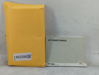 compare product 2017 Kia Optima Owners Manual Book Guide P/N:HA8O-EU6NB OEM Used Auto Parts