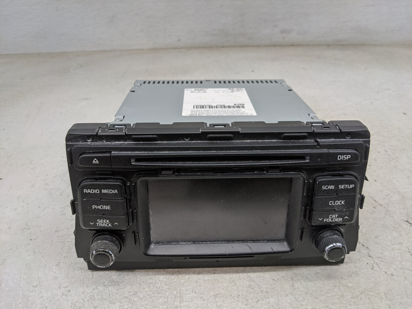 2017-2018 Kia Optima Radio AM FM Cd Player Receiver Replacement P/N:96180-A8150WK AC1A0A8AN, TQ8-AC1A2D5AN Fits Fits 2017 20
