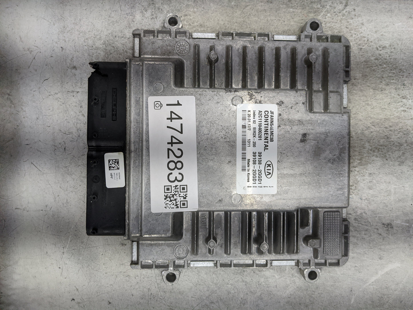 2017 Kia Optima PCM Engine Control Computer ECU ECM PCU OEM P/N:39138-2GGD1 39108-2GGD1, A2C1110400201, SIM2K-250 Fits OEM U