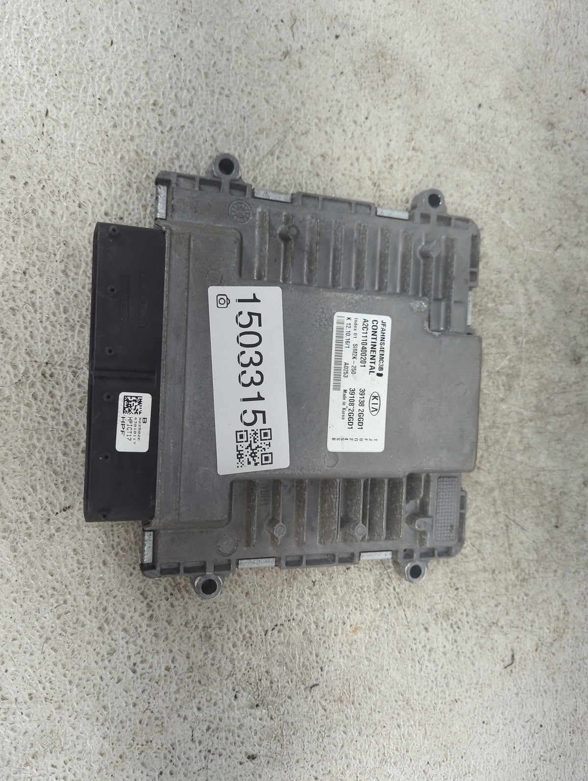 2016-2018 Kia Optima PCM Engine Control Computer ECU ECM PCU OEM P/N:391082GGD1 A2C11104020, JFAHNS4EMC3B Fits Fits 2016 201