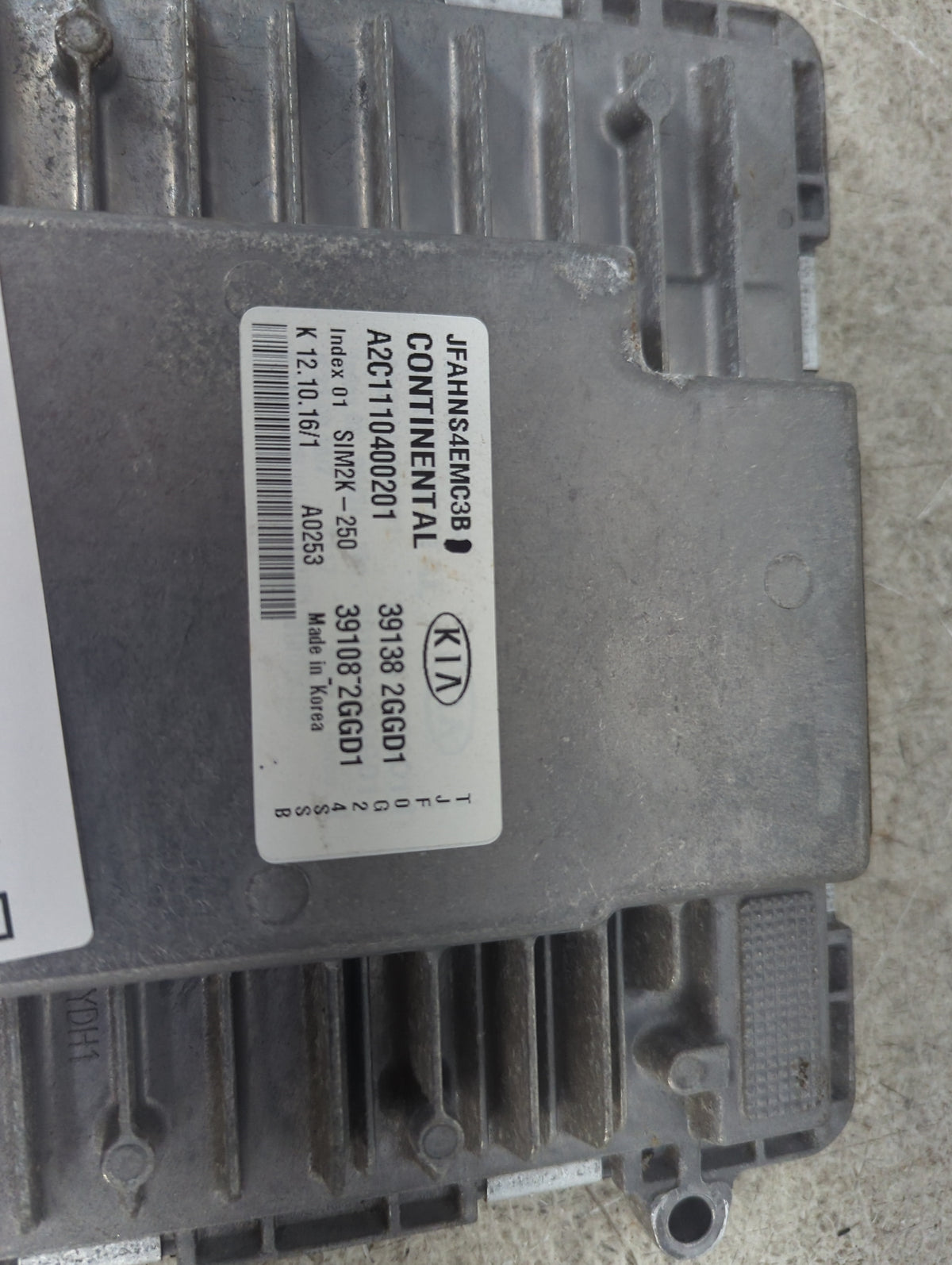 2016-2018 Kia Optima PCM Engine Control Computer ECU ECM PCU OEM P/N:391082GGD1 A2C11104020, JFAHNS4EMC3B Fits Fits 2016 201