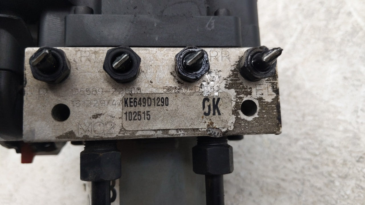 2017-2018 Kia Optima ABS Pump Control Module Replacement P/N:58900-D5060 58920-D5060 Fits Fits 2017 2018 OEM Used Auto Parts