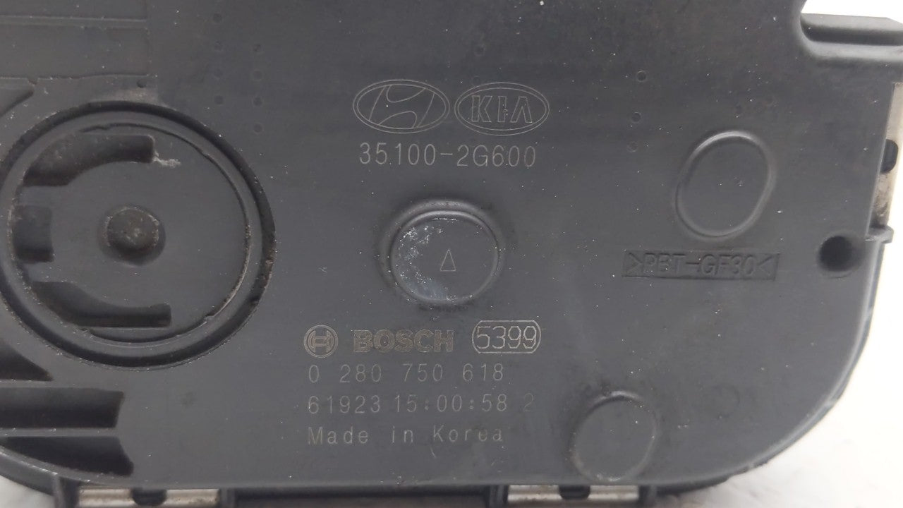 2016-2019 Kia Optima Throttle Body P/N:0 280 750 618 35100-2G600 Fits Fits 2015 2016 2017 2018 2019 OEM Used Auto Parts - Oe