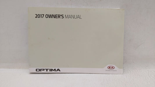 2017 Kia Optima Owners Manual Book Guide OEM Used Auto Parts - Oemusedautoparts1.com