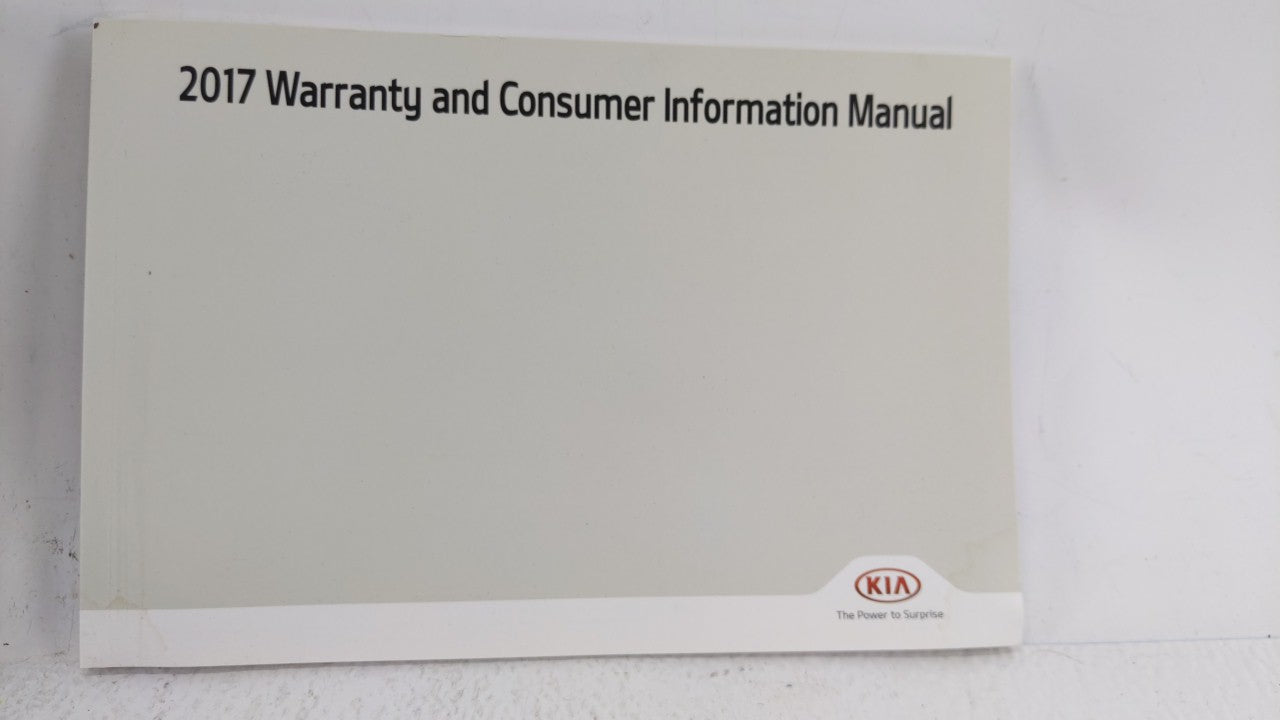 2017 Kia Optima Owners Manual Book Guide OEM Used Auto Parts - Oemusedautoparts1.com