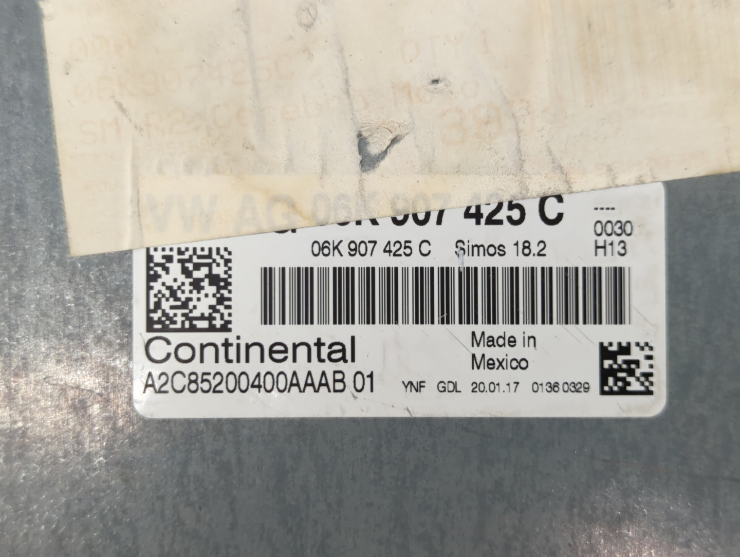 2016-2018 Kia Optima PCM Engine Control Computer ECU ECM PCU OEM P/N:06K 907 425 C 39108-2GGC2 Fits Fits 2016 2017 2018 OEM 