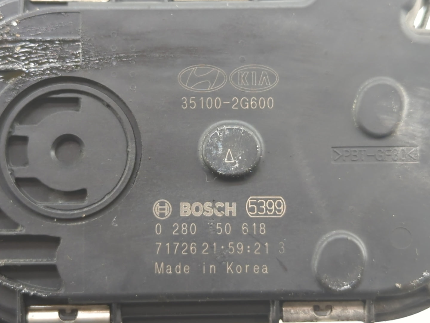 2016-2019 Kia Optima Throttle Body P/N:0 280 750 618 35100-2G600 Fits Fits 2015 2016 2017 2018 2019 OEM Used Auto Parts - Oe