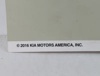2017 Kia Optima Owners Manual Book Guide OEM Used Auto Parts - Oemusedautoparts1.com
