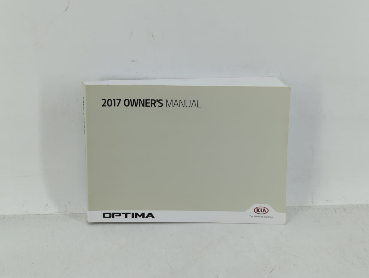 2017 Kia Optima Owners Manual Book Guide OEM Used Auto Parts - Oemusedautoparts1.com