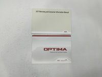 2017 Kia Optima Owners Manual Book Guide OEM Used Auto Parts - Oemusedautoparts1.com