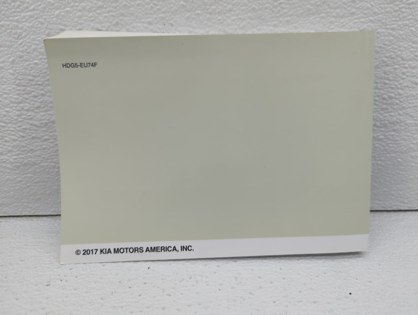2017 Kia Optima Owners Manual Book Guide OEM Used Auto Parts - Oemusedautoparts1.com