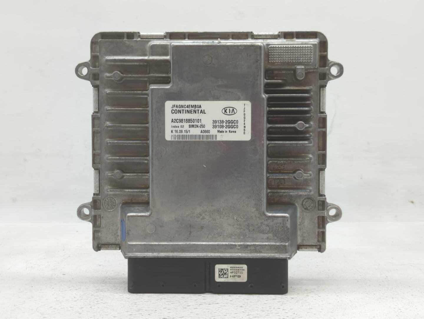 2016-2018 Kia Optima PCM Engine Control Computer ECU ECM PCU OEM P/N:39108-2GGC0 39138-2GGC0, 39108-2GGC1 Fits Fits 2016 201