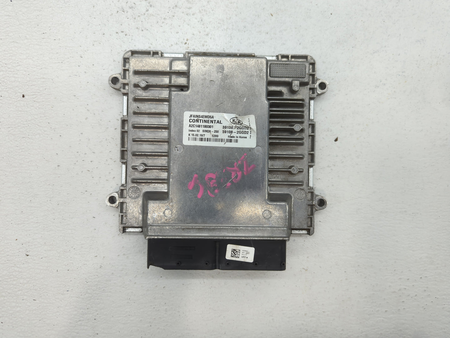 2016-2018 Kia Optima PCM Engine Control Computer ECU ECM PCU OEM P/N:39108-2GGD2 39138-2GGD2, 39108-2GGC2 Fits Fits 2016 201