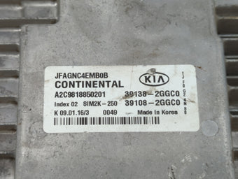 compare product 2016-2018 Kia Optima PCM Engine Control Computer ECU ECM PCU OEM P/N:39108-2GGC0 39138-2GGC0, 39108-2GGD2 Fits Fits 2016 2017 2018 OEM Used Auto Parts