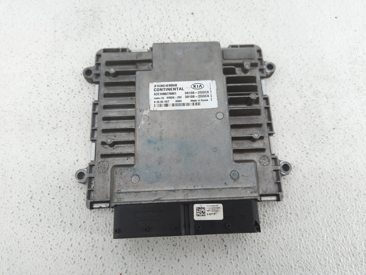 2016-2018 Kia Optima PCM Engine Control Computer ECU ECM PCU OEM P/N:39138-2GGC0 39108-2GGC0, 39108-2GGD2 Fits Fits 2016 201