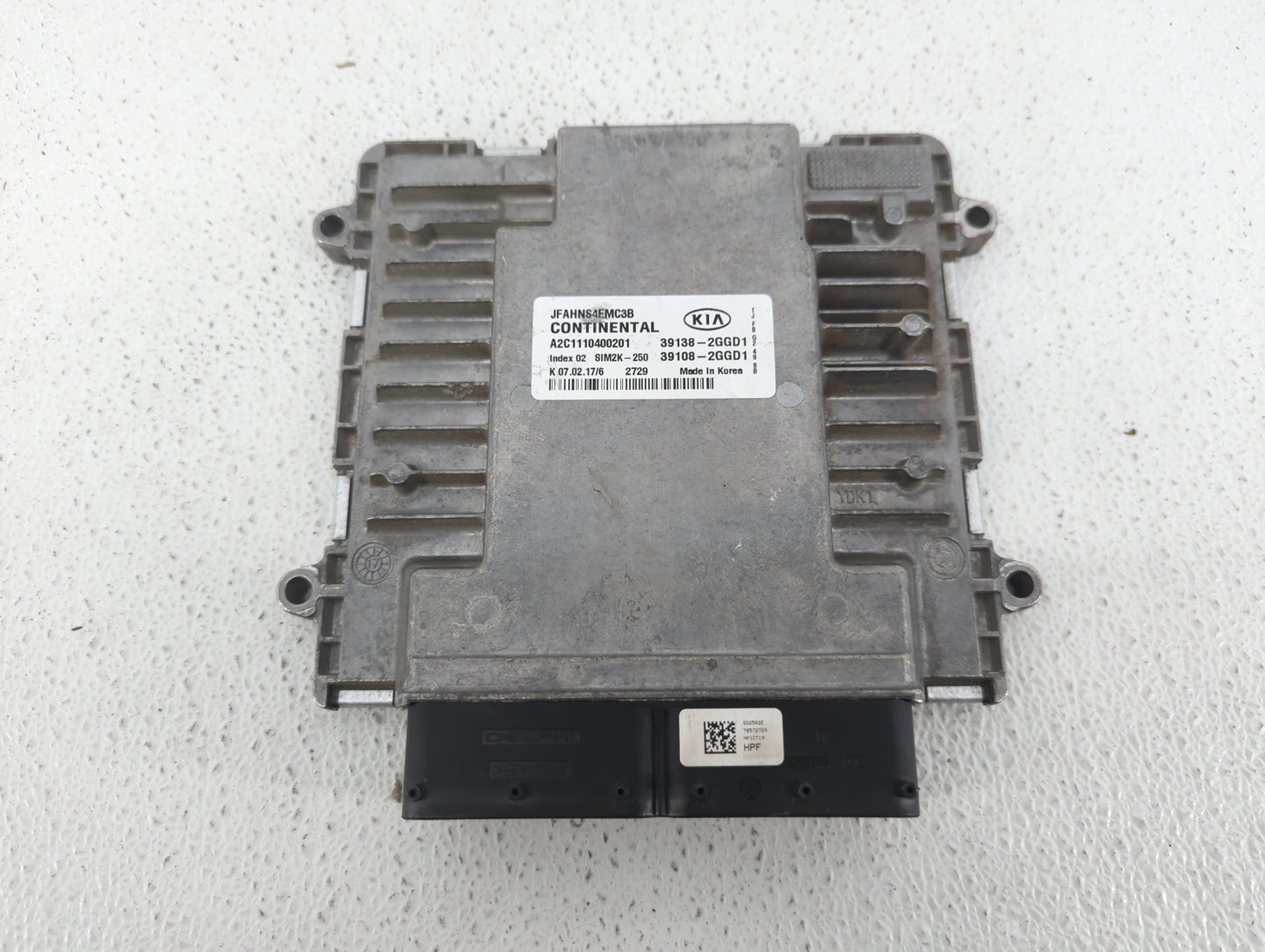 2016-2018 Kia Optima PCM Engine Control Computer ECU ECM PCU OEM P/N:39108-2GGD2 39138-2GGD2, 39138-2GGD0 Fits Fits 2016 201