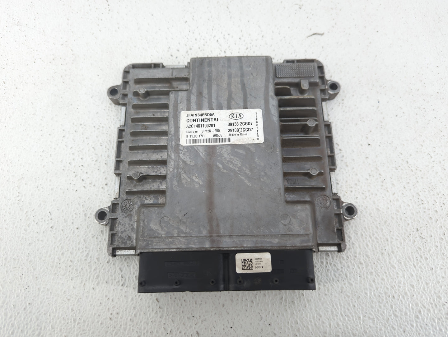 2016-2018 Kia Optima PCM Engine Control Computer ECU ECM PCU OEM P/N:39108-2GGD7 39138-2GGD7, 39108-2GGD5 Fits Fits 2016 201