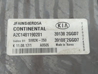 2016-2018 Kia Optima PCM Engine Control Computer ECU ECM PCU OEM P/N:39108-2GGD7 39138-2GGD7, 39108-2GGD5 Fits Fits 2016 201