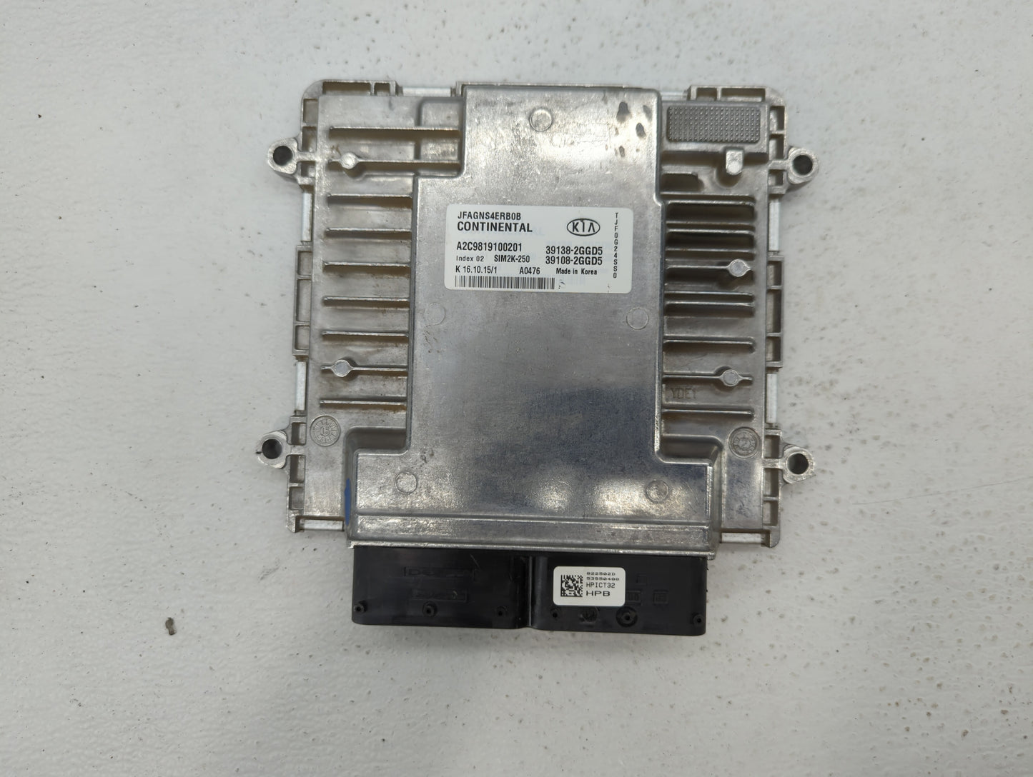 2016-2018 Kia Optima PCM Engine Control Computer ECU ECM PCU OEM P/N:39108-2GGD5 39138-2GGD5, 39108-2GGD7 Fits Fits 2016 201