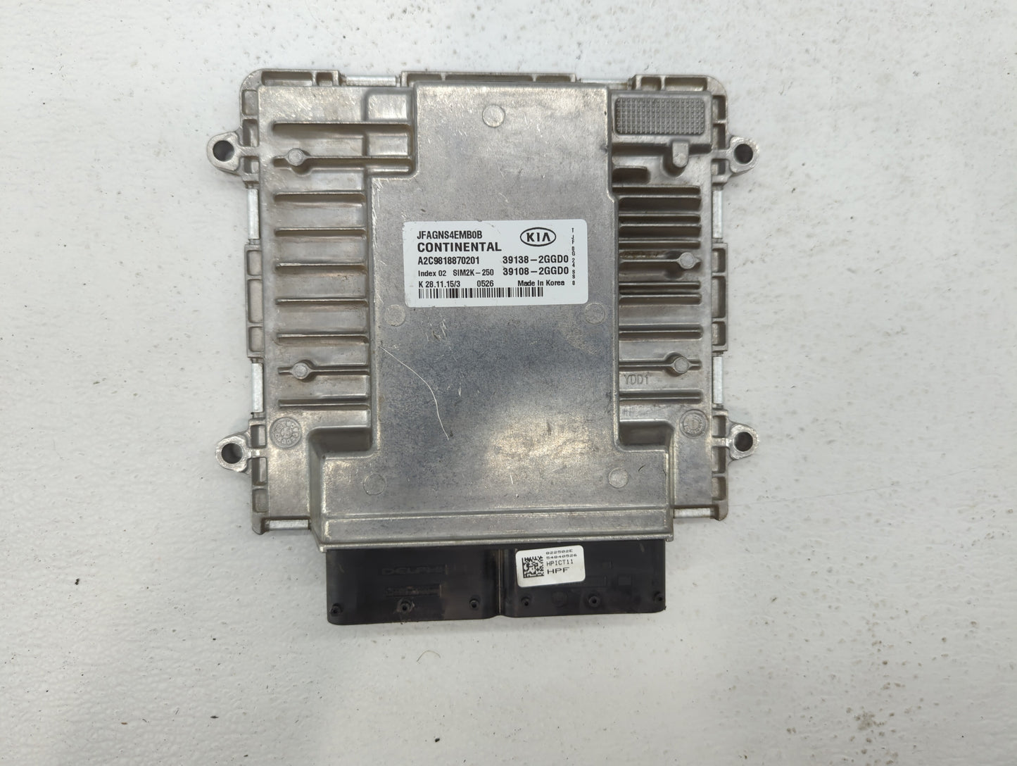 2016-2018 Kia Optima PCM Engine Control Computer ECU ECM PCU OEM P/N:39108-2GGD0 39138-2GGD0 Fits Fits 2016 2017 2018 OEM Us