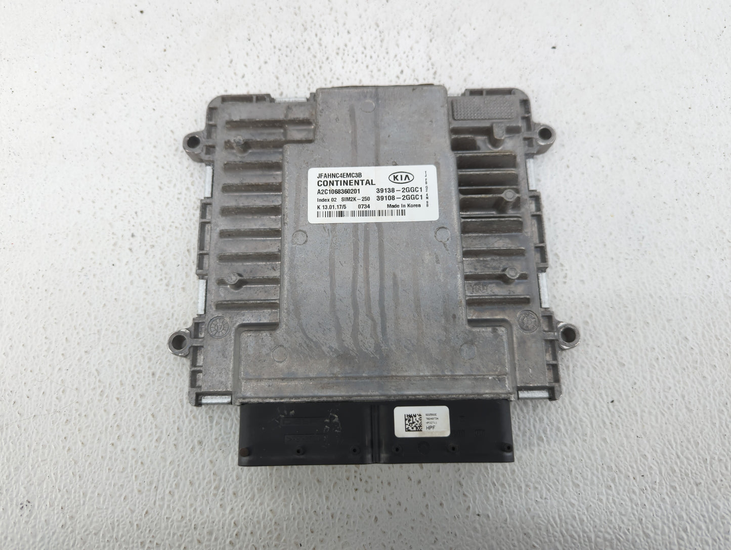 2016-2018 Kia Optima PCM Engine Control Computer ECU ECM PCU OEM P/N:39138-2GGC1 Fits Fits 2016 2017 2018 OEM Used Auto Part
