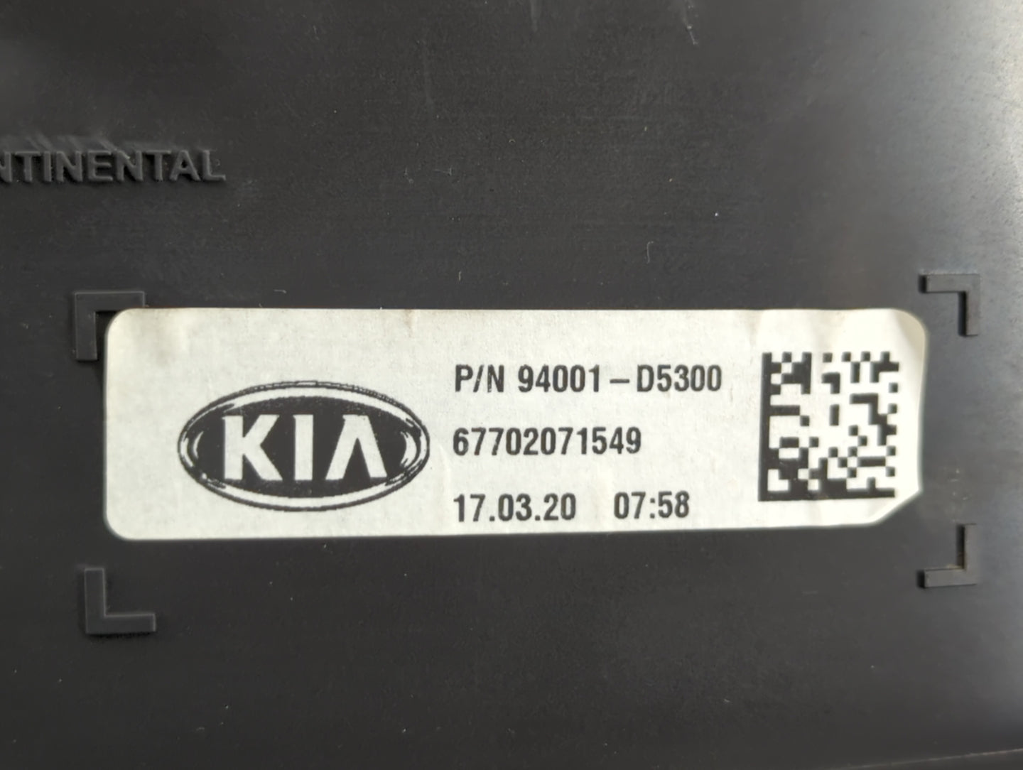 2017-2018 Kia Optima Instrument Cluster Speedometer Gauges P/N:94001-D5300 Fits Fits 2017 2018 OEM Used Auto Parts - Oemused