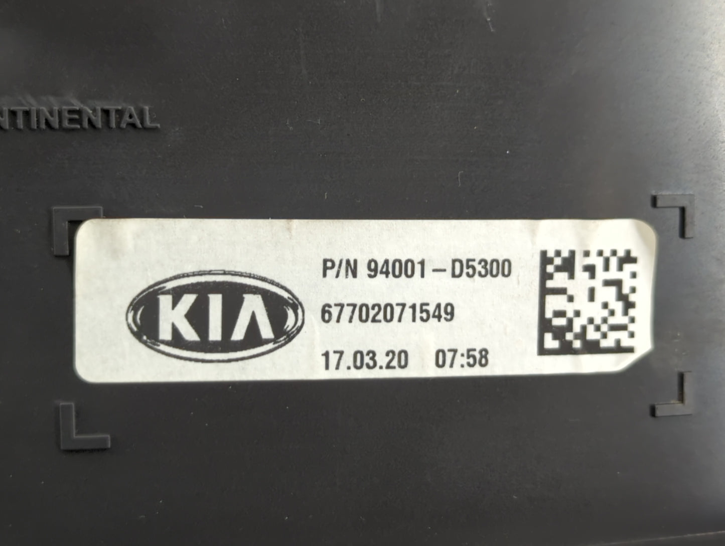 2017-2018 Kia Optima Instrument Cluster Speedometer Gauges P/N:94001-D5300 Fits Fits 2017 2018 OEM Used Auto Parts - Oemused