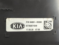 2017-2018 Kia Optima Instrument Cluster Speedometer Gauges P/N:94001-D5300 Fits Fits 2017 2018 OEM Used Auto Parts - Oemused