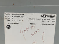 2017-2018 Kia Optima Radio AM FM Cd Player Receiver Replacement P/N:96160-D5150WK 96180-A8150WK Fits Fits 2017 2018 OEM Used