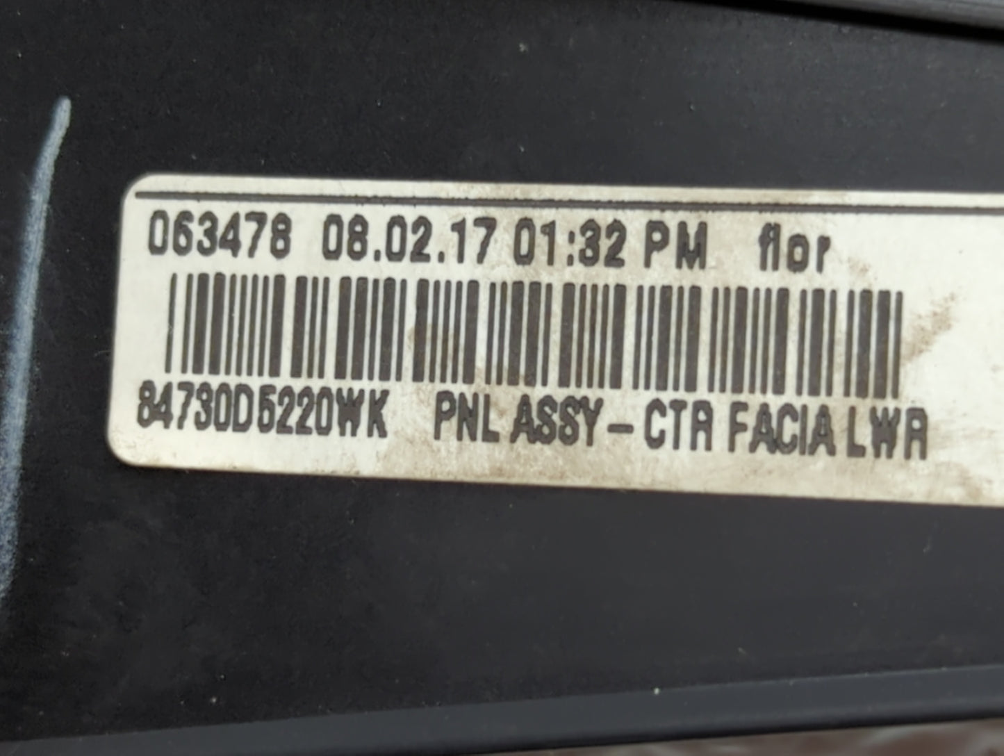 2016-2019 Kia Optima Radio Control Panel - Oemusedautoparts1.com