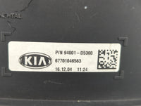 2017-2018 Kia Optima Instrument Cluster Speedometer Gauges P/N:94001-D5300 Fits Fits 2017 2018 OEM Used Auto Parts - Oemused