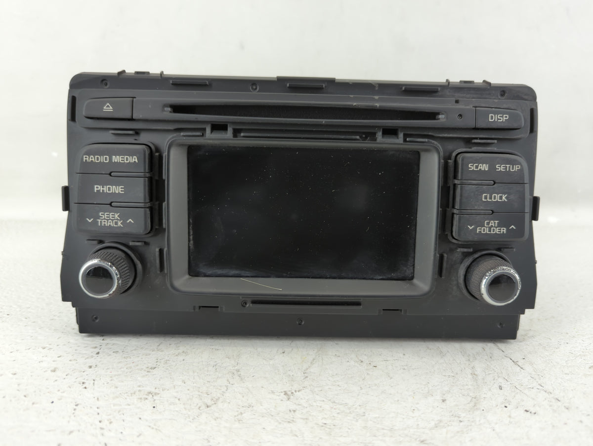 2017 Kia Optima Radio AM FM Cd Player Receiver Replacement P/N:96180-A8150WK OEM Used Auto Parts - Oemusedautoparts1.com
