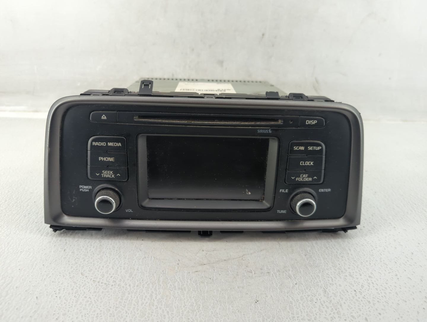 2017-2018 Kia Optima Radio AM FM Cd Player Receiver Replacement P/N:96180-A8150WK Fits Fits 2017 2018 OEM Used Auto Parts - 