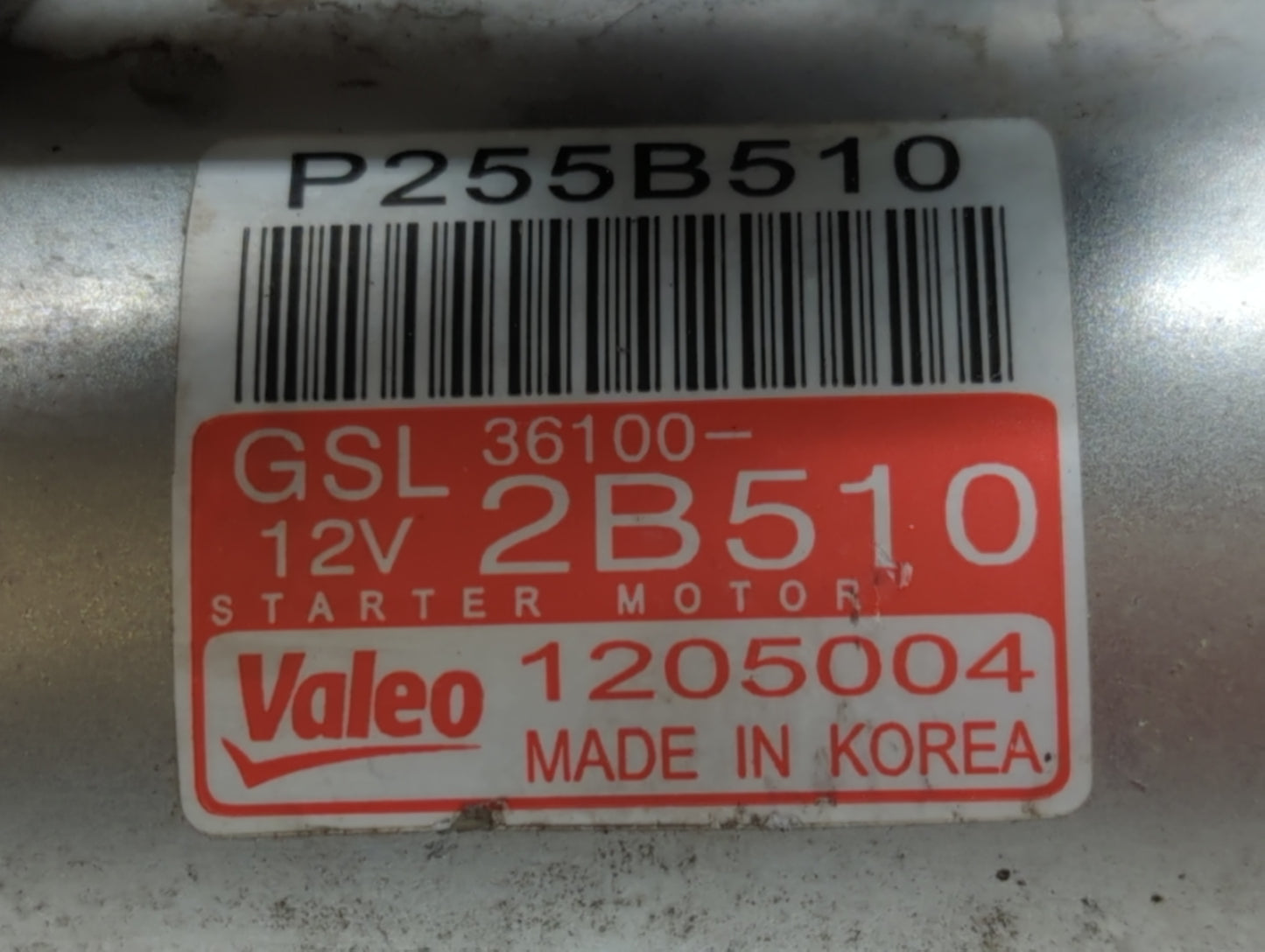 2016-2020 Kia Optima Car Starter Motor Solenoid OEM P/N:36100-2B510 Fits OEM Used Auto Parts - Oemusedautoparts1.com