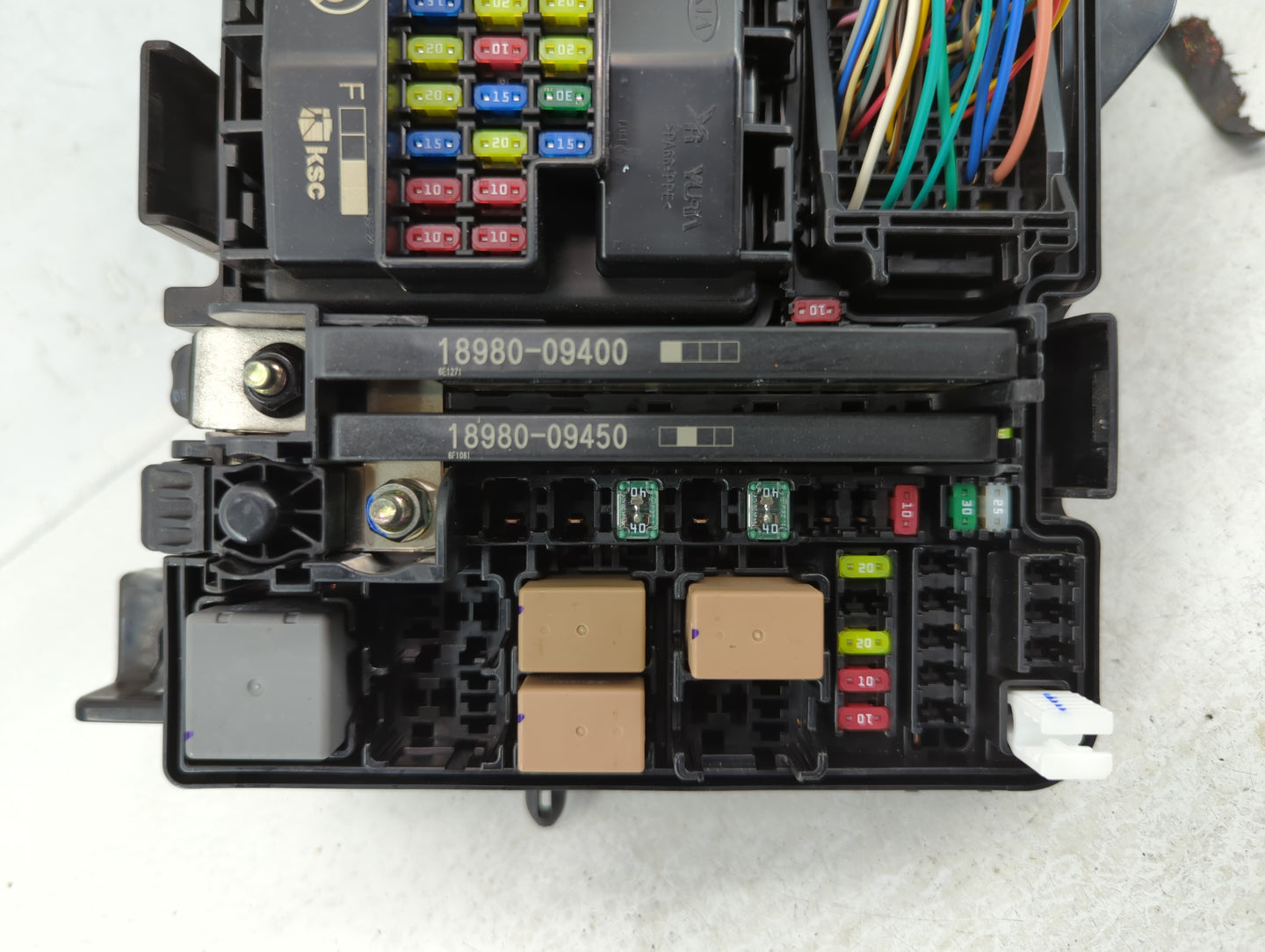 2016-2019 Kia Optima Fusebox Fuse Box Panel Relay Module P/N:91950-D5822 Fits Fits 2016 2017 2018 2019 OEM Used Auto Parts -