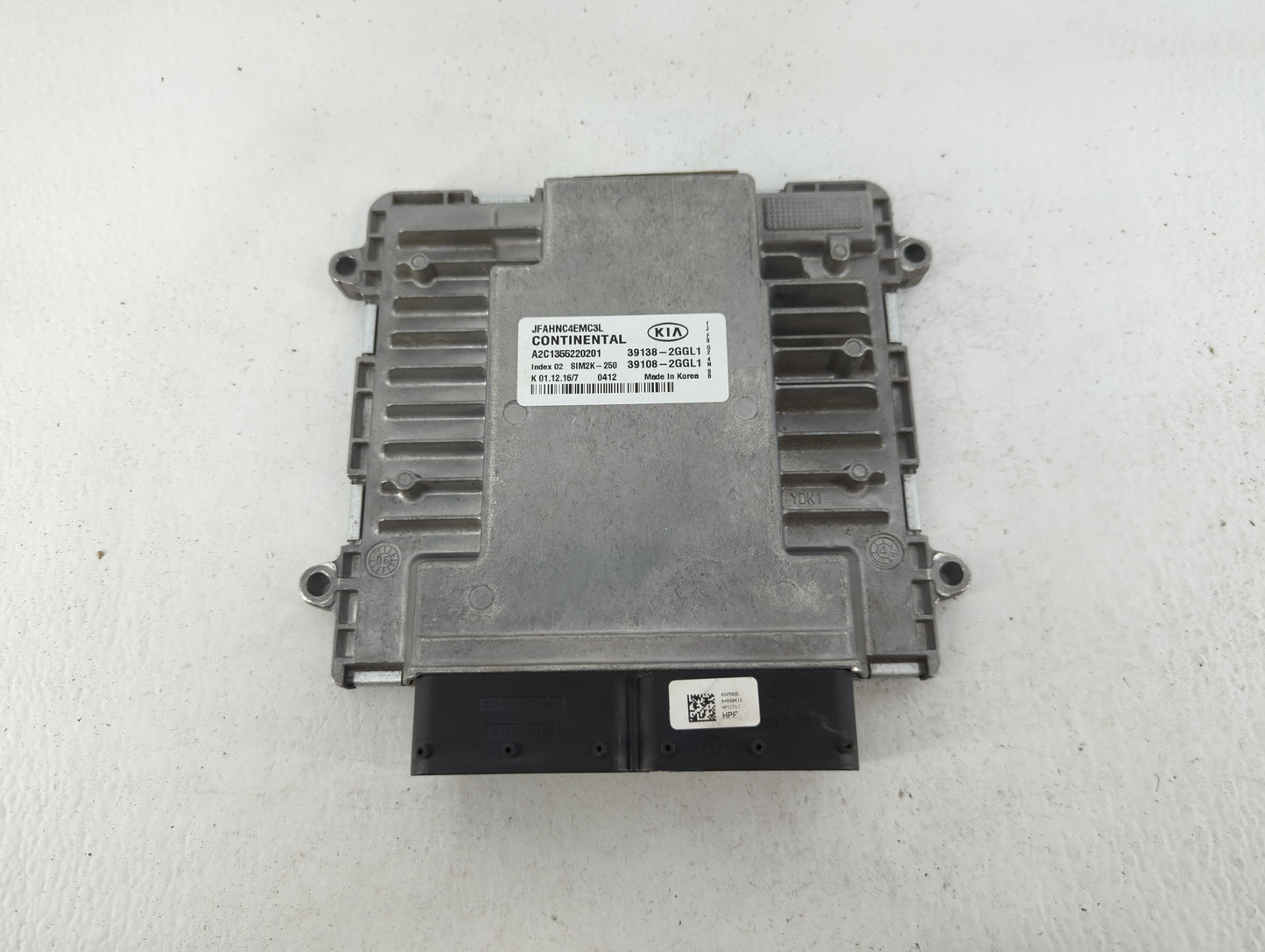 2016-2018 Kia Optima PCM Engine Control Computer ECU ECM PCU OEM P/N:39108-2GGL1 39138-2GGL1 Fits Fits 2016 2017 2018 OEM Us