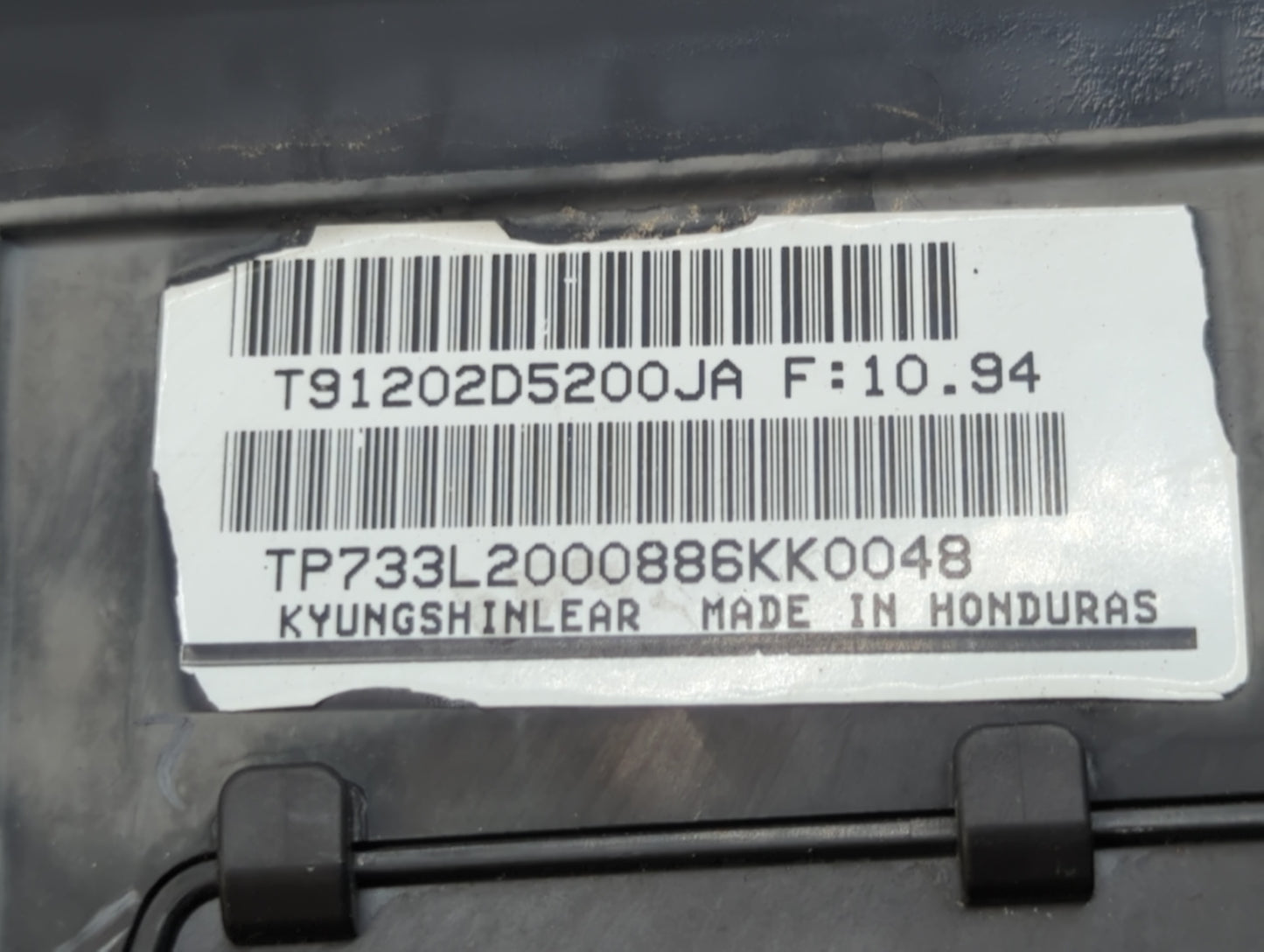 2016-2019 Kia Optima Fusebox Fuse Box Panel Relay Module P/N:91950-D5822 Fits Fits 2016 2017 2018 2019 OEM Used Auto Parts -