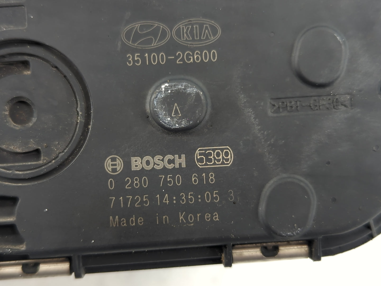 2016-2020 Kia Optima Throttle Body P/N:0 280 750 618 35100-2G600 Fits Fits 2015 2016 2017 2018 2019 2020 2021 OEM Used Auto 