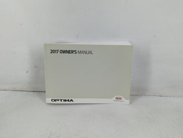 2017 Kia Optima Owners Manual Book Guide P/N:HDG5-EU6NA OEM Used Auto Parts - Oemusedautoparts1.com