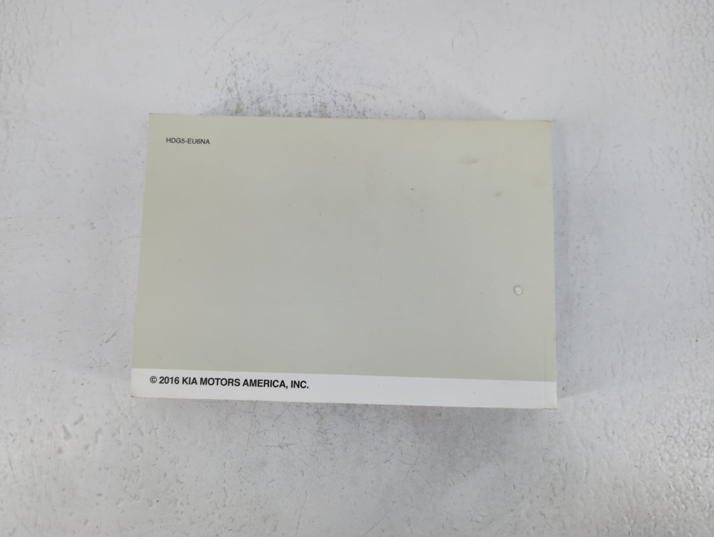2017 Kia Optima Owners Manual Book Guide P/N:HDG5-EU6NA OEM Used Auto Parts - Oemusedautoparts1.com