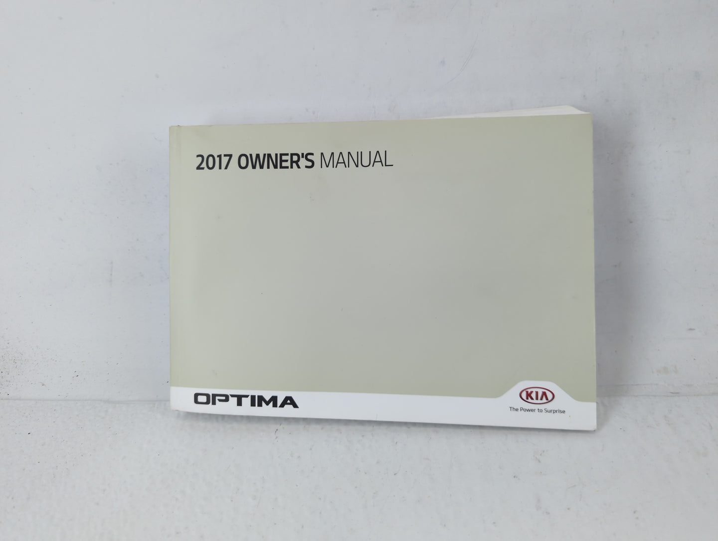 2017 Kia Optima Owners Manual Book Guide P/N:HDG5-EU69A OEM Used Auto Parts - Oemusedautoparts1.com