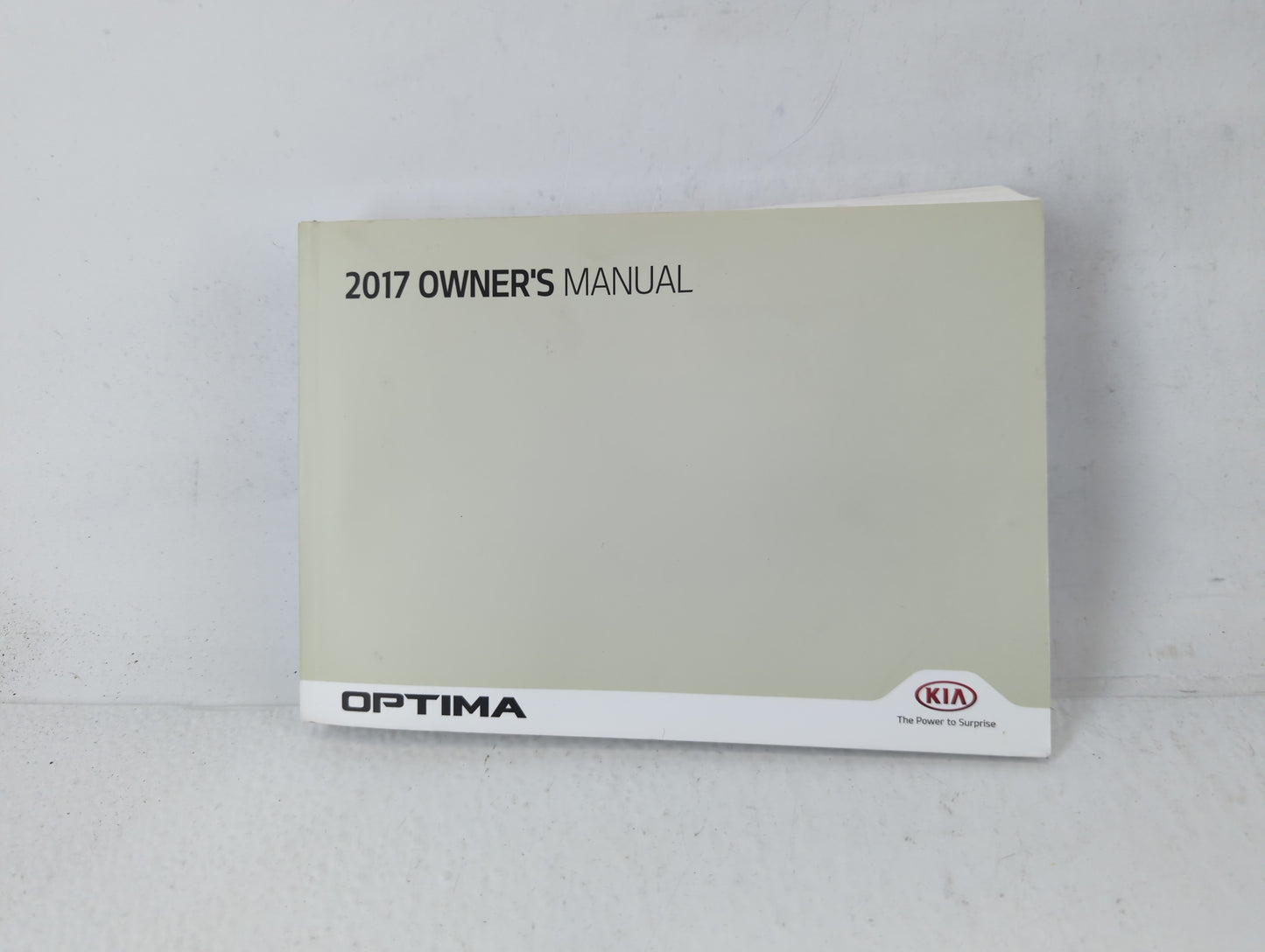 2017 Kia Optima Owners Manual Book Guide P/N:HDG5-EU69A OEM Used Auto Parts - Oemusedautoparts1.com