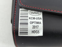 2017 Kia Optima Owners Manual Book Guide P/N:HDG5-EU69A OEM Used Auto Parts - Oemusedautoparts1.com