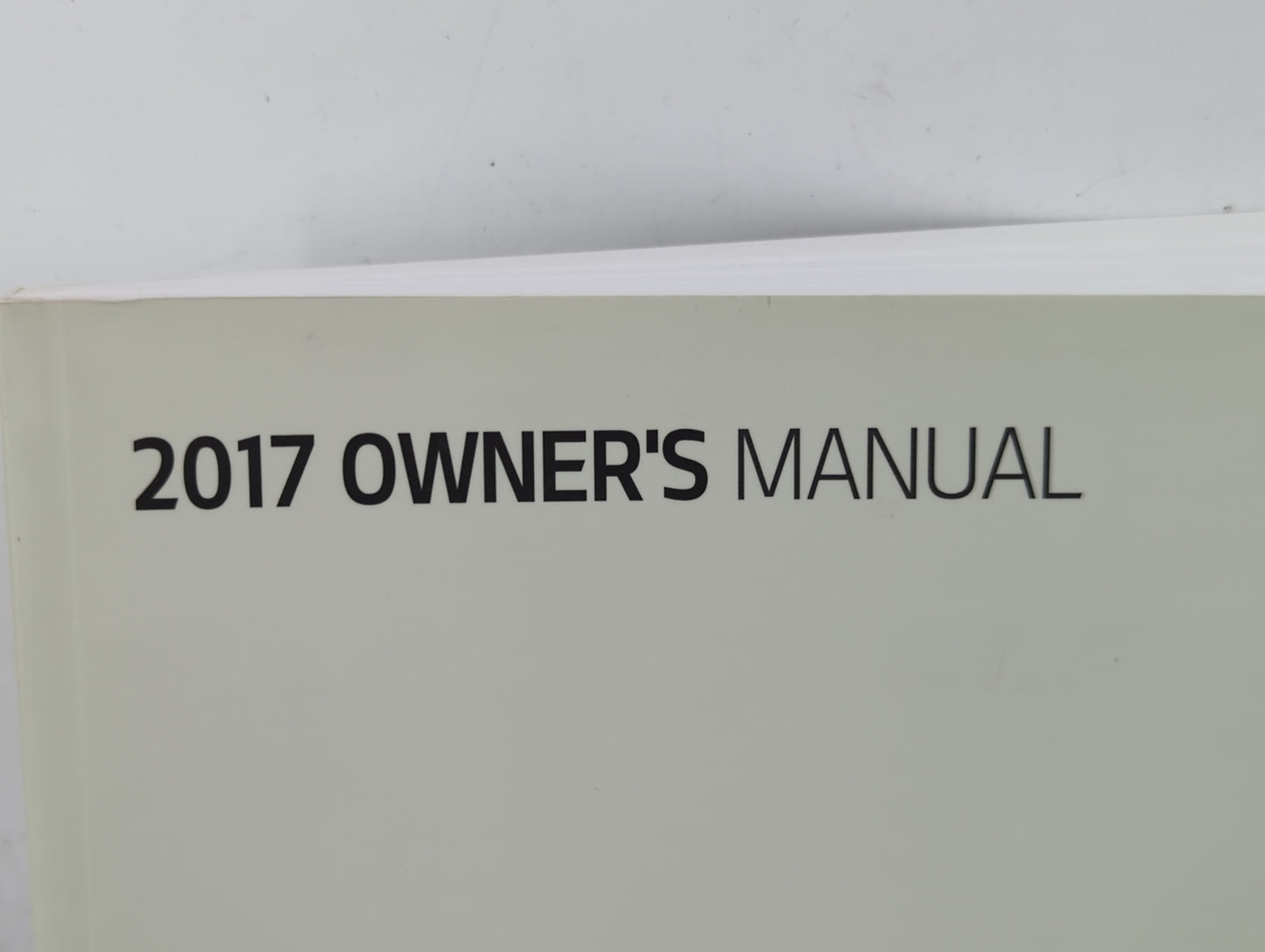 2017 Kia Optima Owners Manual Book Guide P/N:HDG5-EU6DB OEM Used Auto Parts - Oemusedautoparts1.com
