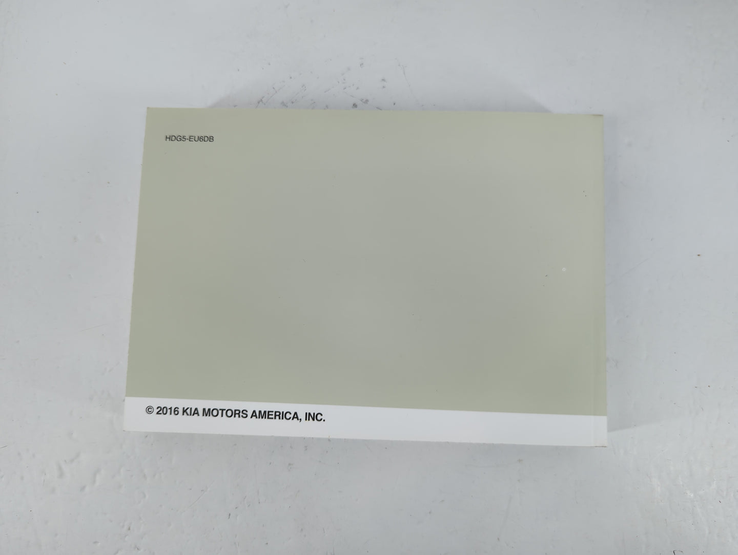 2017 Kia Optima Owners Manual Book Guide P/N:HDG5-EU6DB OEM Used Auto Parts - Oemusedautoparts1.com