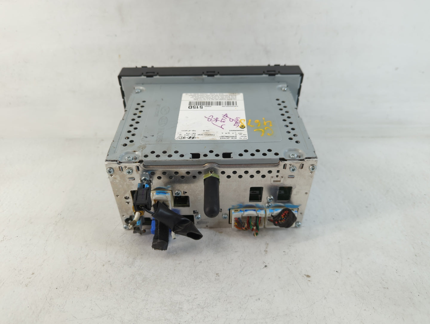 2017-2018 Kia Optima Radio AM FM Cd Player Receiver Replacement P/N:96160-D5150WK Fits Fits 2017 2018 OEM Used Auto Parts - 
