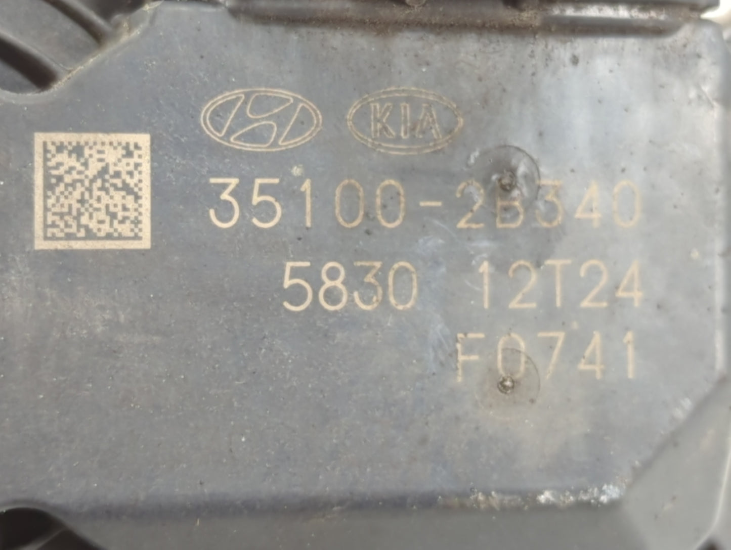 2016-2020 Kia Optima Throttle Body P/N:35100-2B340 Fits Fits 2015 2016 2017 2018 2019 2020 2021 2022 OEM Used Auto Parts - O