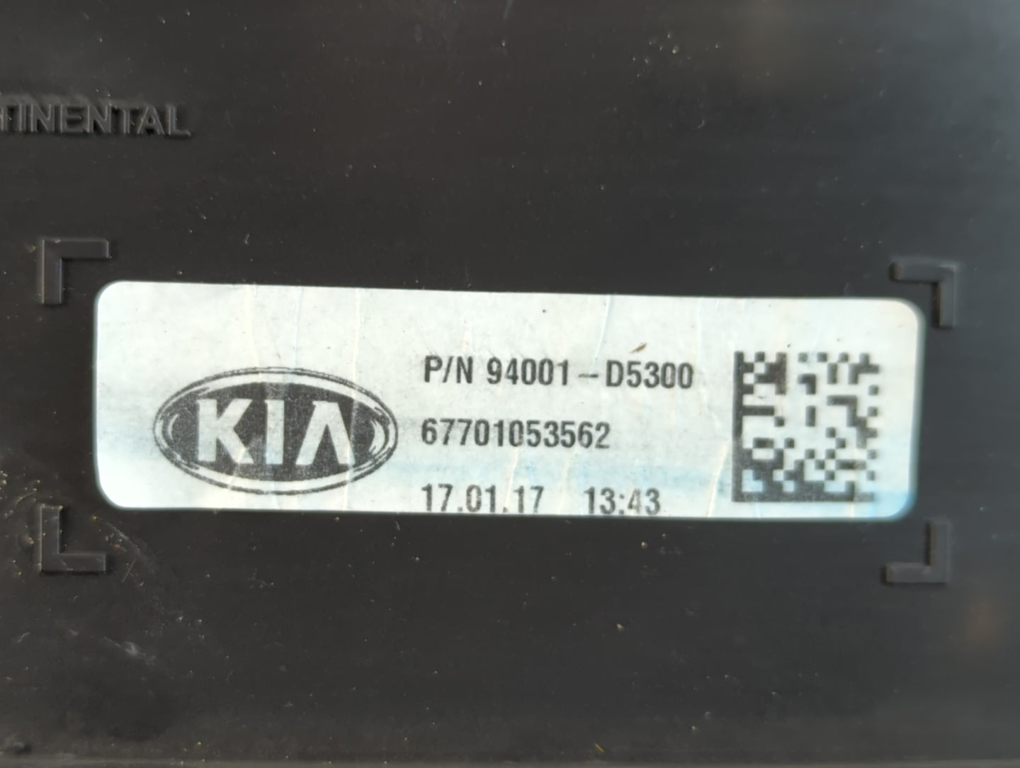 2017-2018 Kia Optima Instrument Cluster Speedometer Gauges P/N:67701053562 94001-D5300 Fits Fits 2017 2018 OEM Used Auto Par